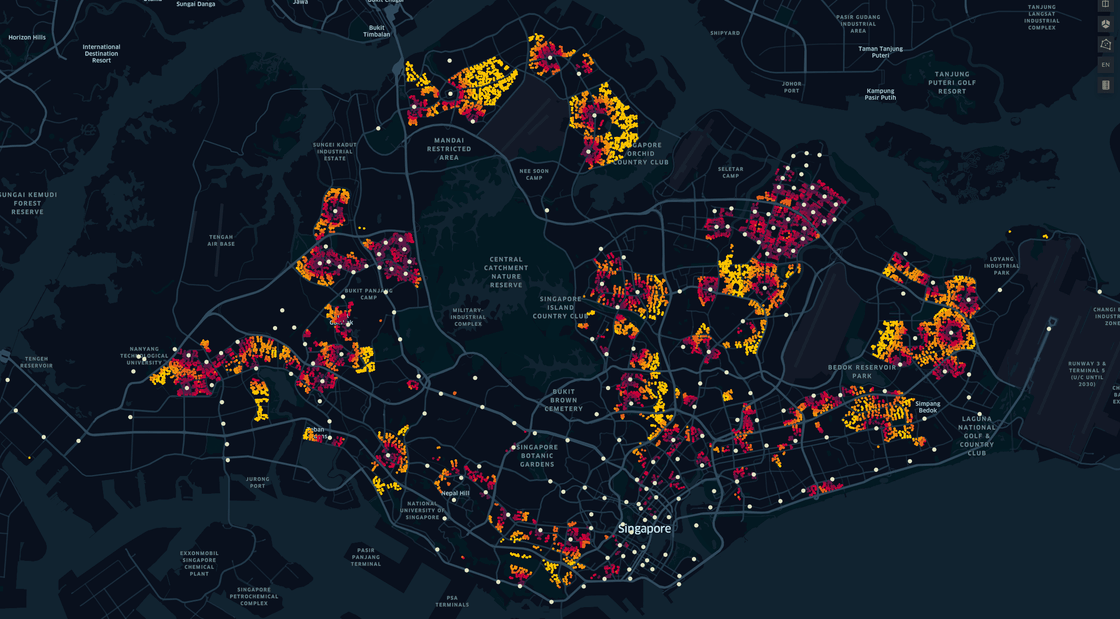 Map of Singapore