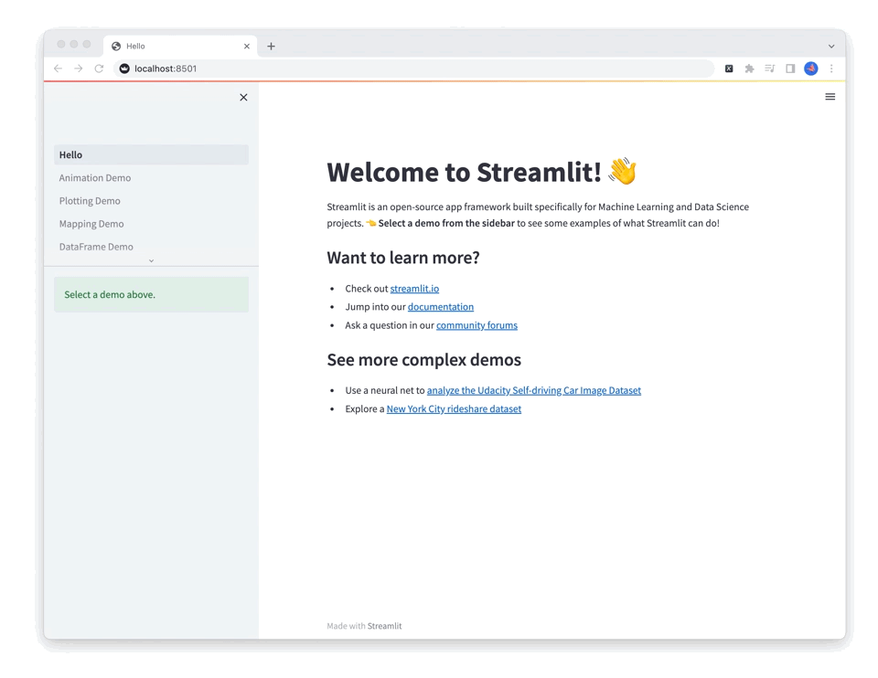 Streamlit Projects